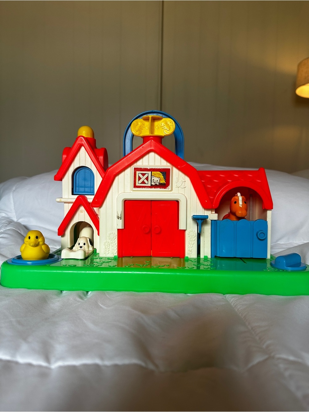 Complete Vintage 1987 Fisher-Price Animal Farm Activity Center, Model #1005